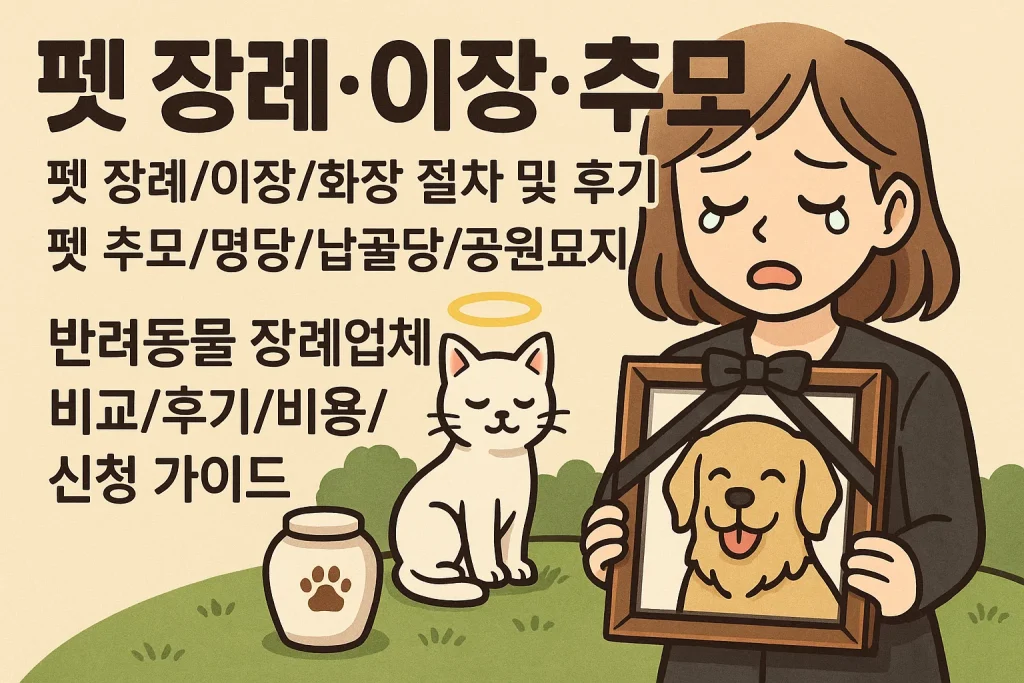고양이 장례 비용 실제 후기와 5kg 미만 화장비 상세 분석