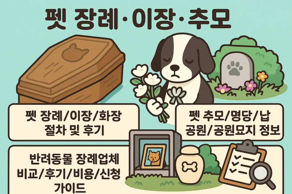 강아지 죽었을 때 처리 방법 완벽 가이드 - 장례부터 법적 절차까지